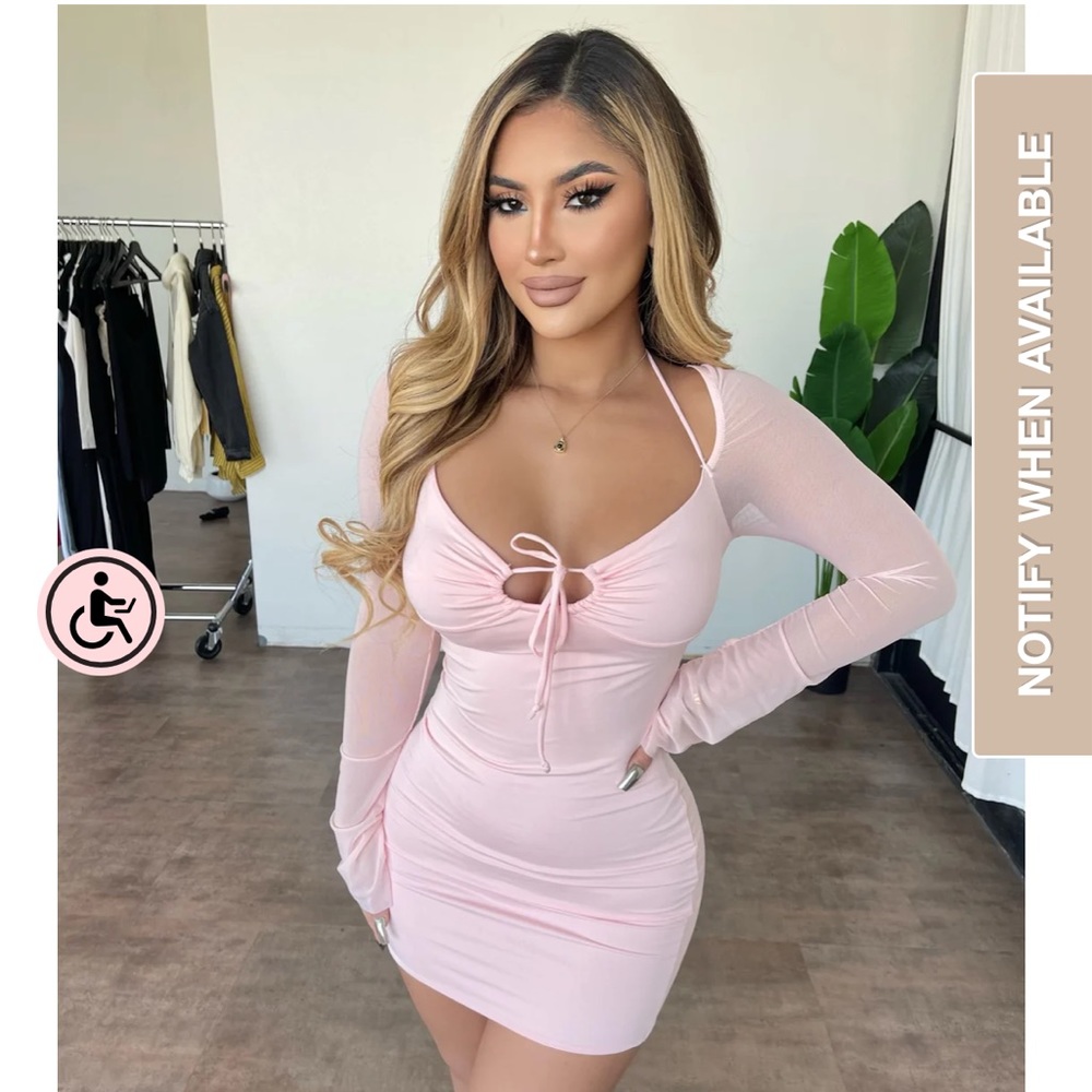 Pink dress